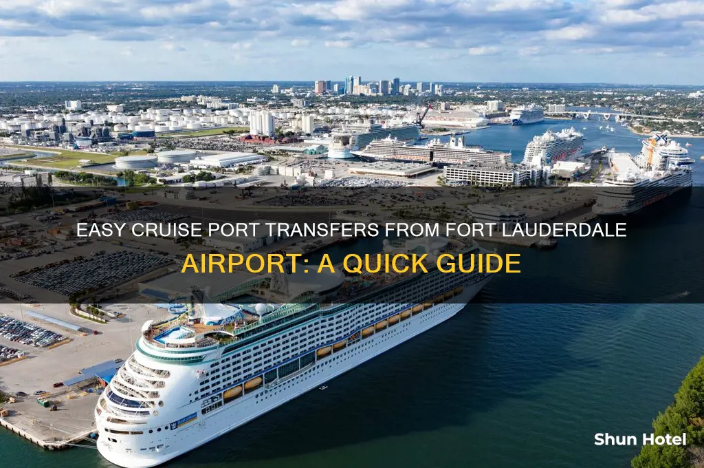 how to get to cruise port from fort lauderdale airport