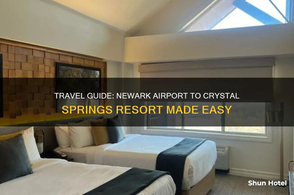 how to get to crystal springs resort from newark airport