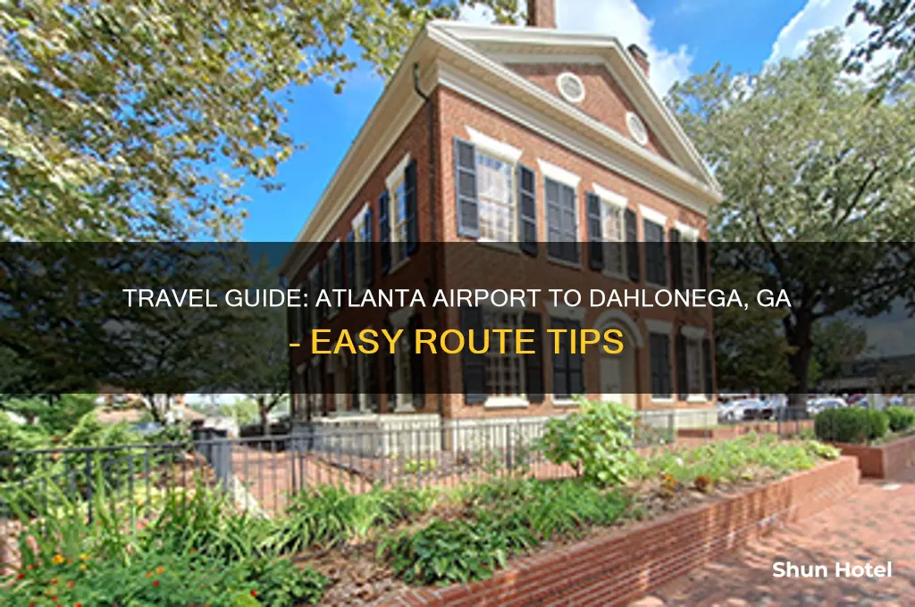 how to get to dahlonega ga from atlanta airport