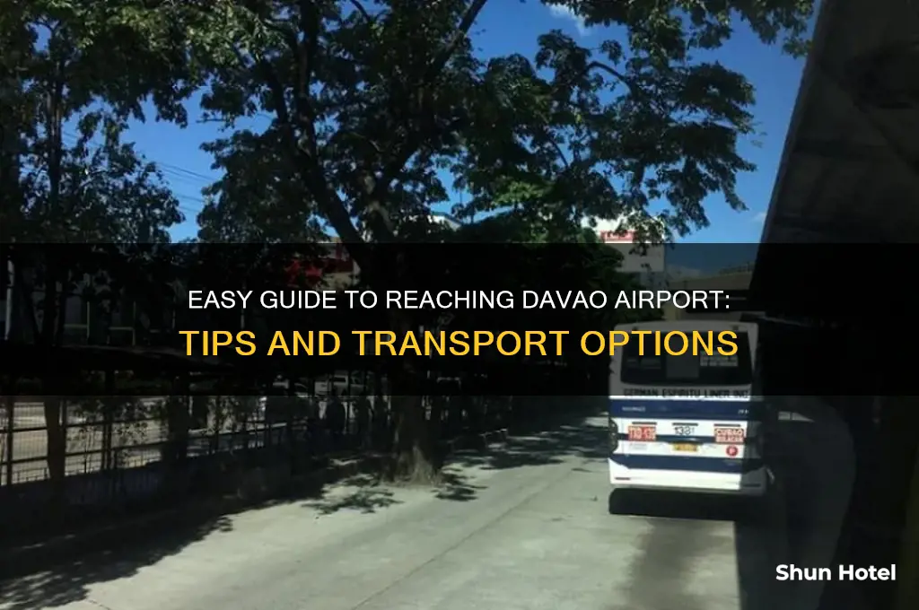 how to get to davao airport