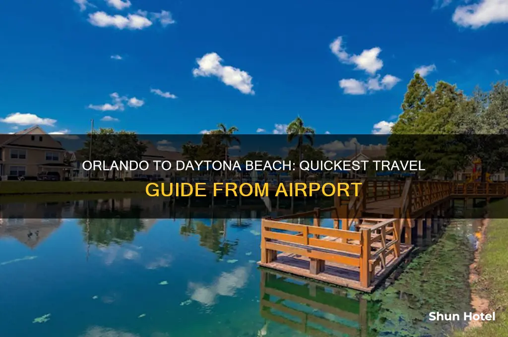 how to get to daytona beach from orlando airport