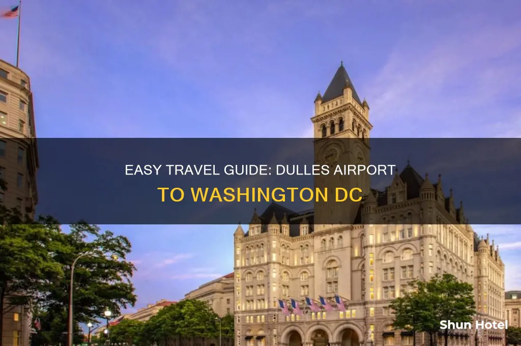 how to get to dc from dulles airport