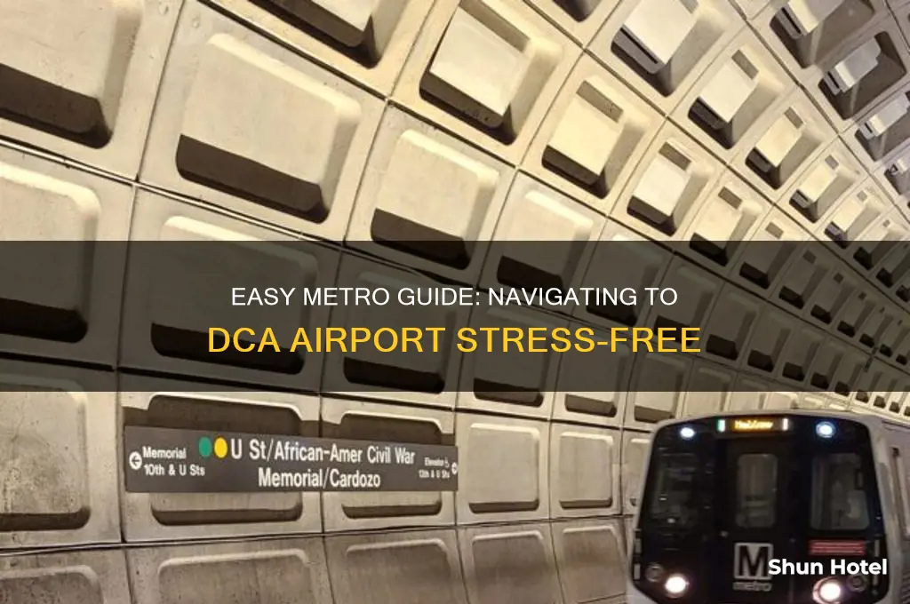 how to get to dca airport by metro