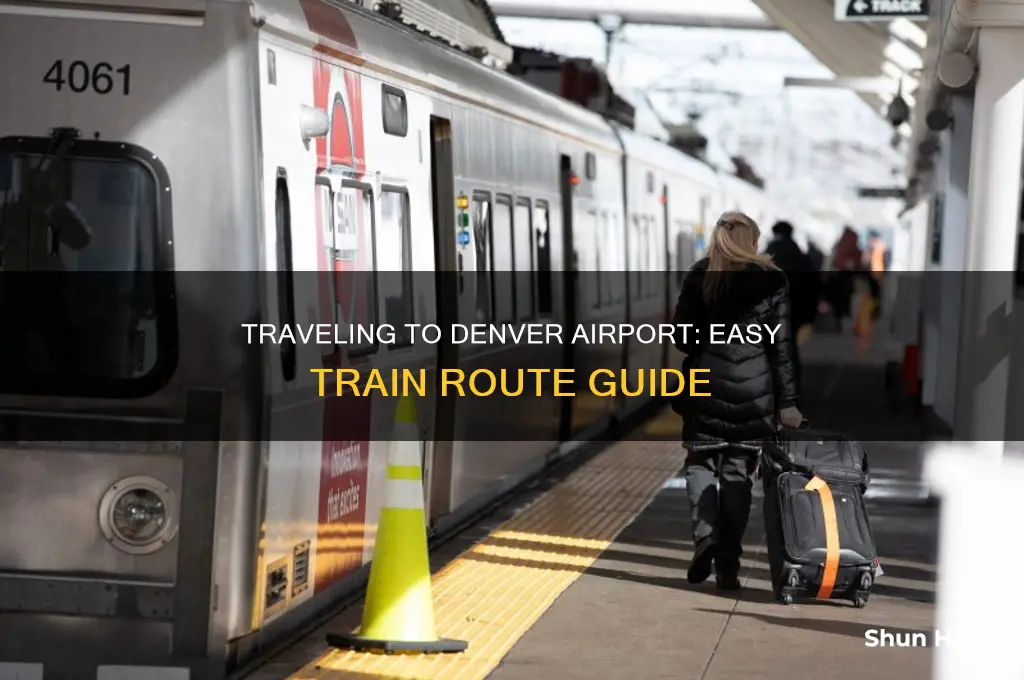how to get to denver airport by train