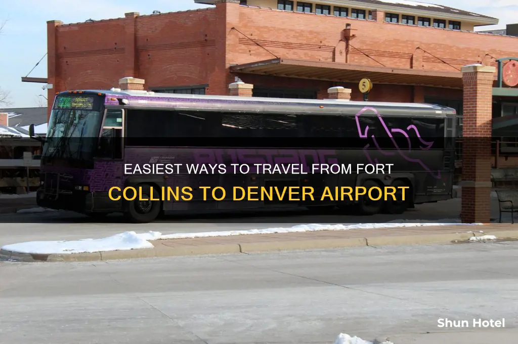 how to get to denver airport from fort collins