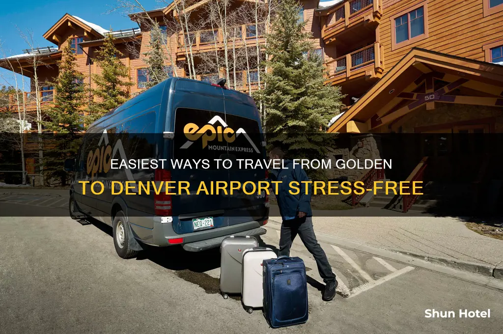 how to get to denver airport from golden