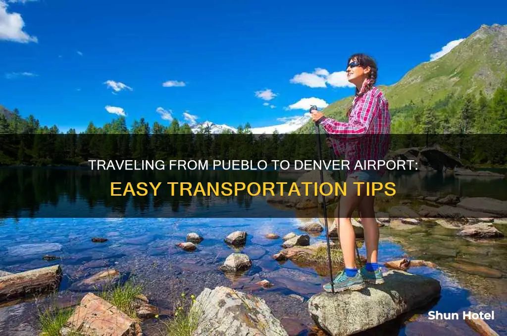 how to get to denver airport from pueblo