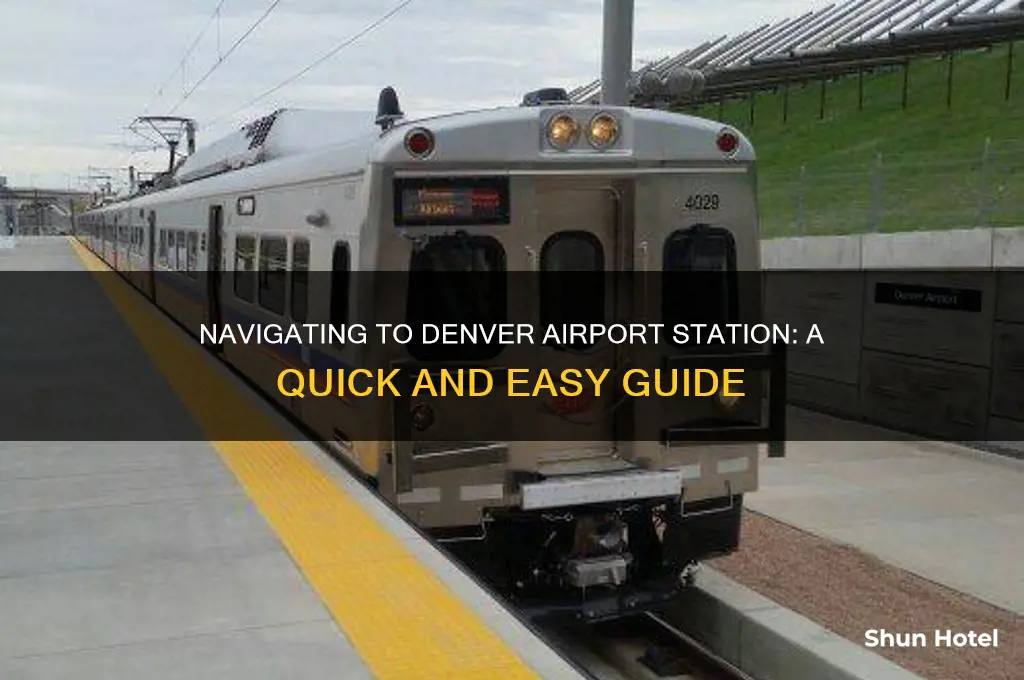 how to get to denver airport station