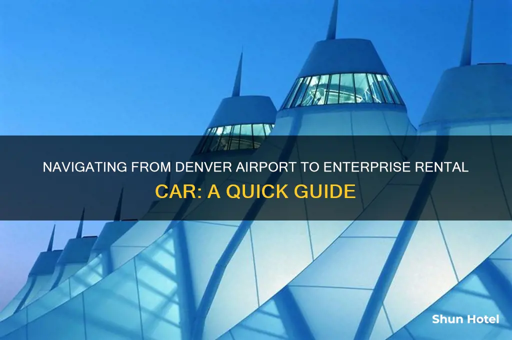 how to get to denver international airport enterprise from airport