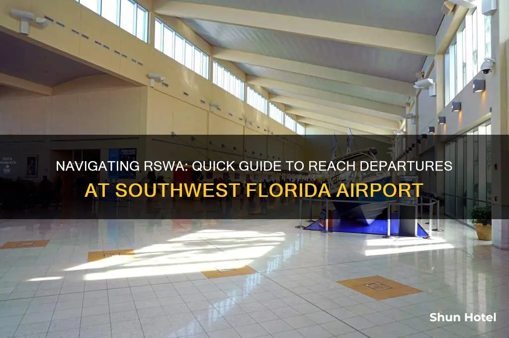 how to get to departures at rsw airport