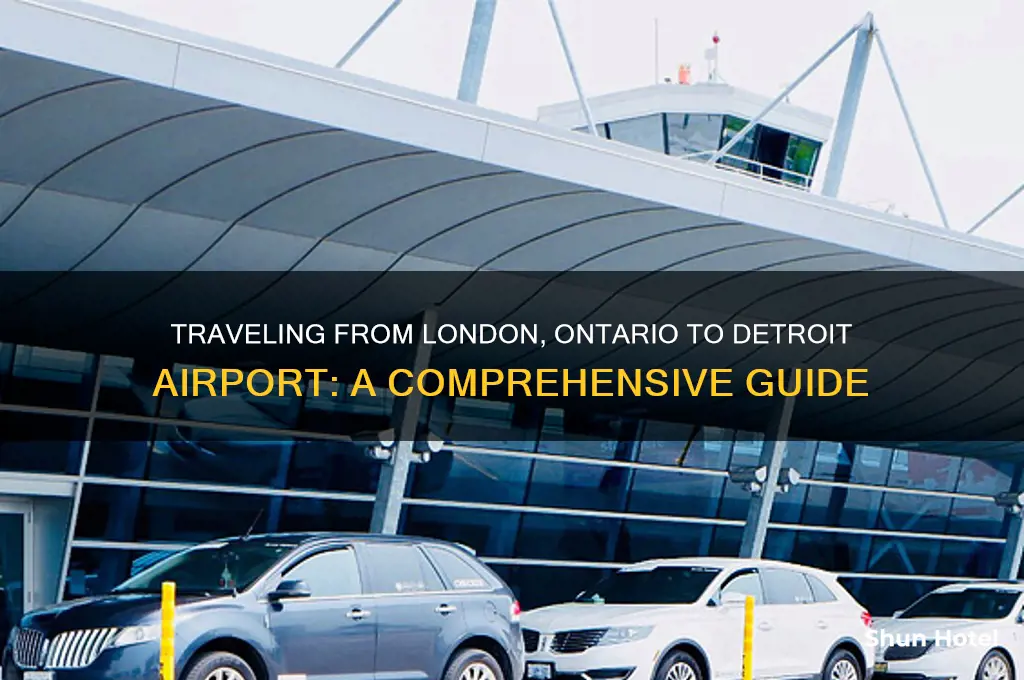 how to get to detroit airport from london ontario
