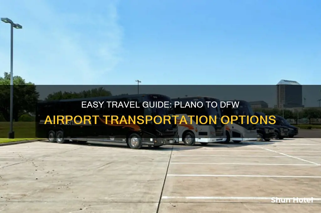 how to get to dfw airport from plano
