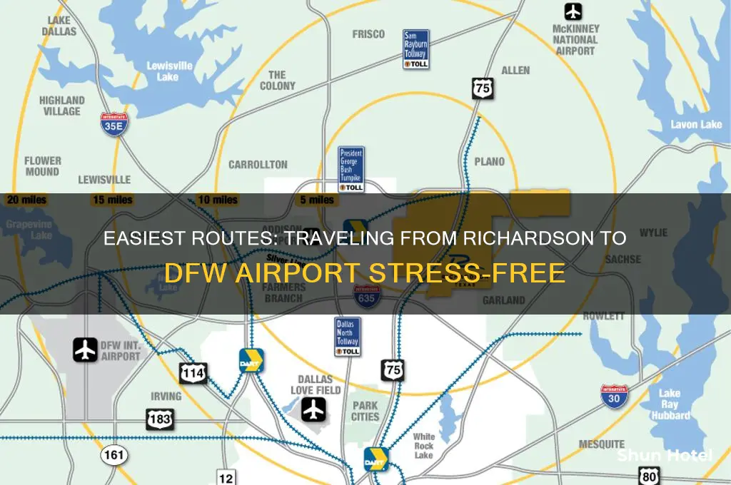 how to get to dfw airport from richson