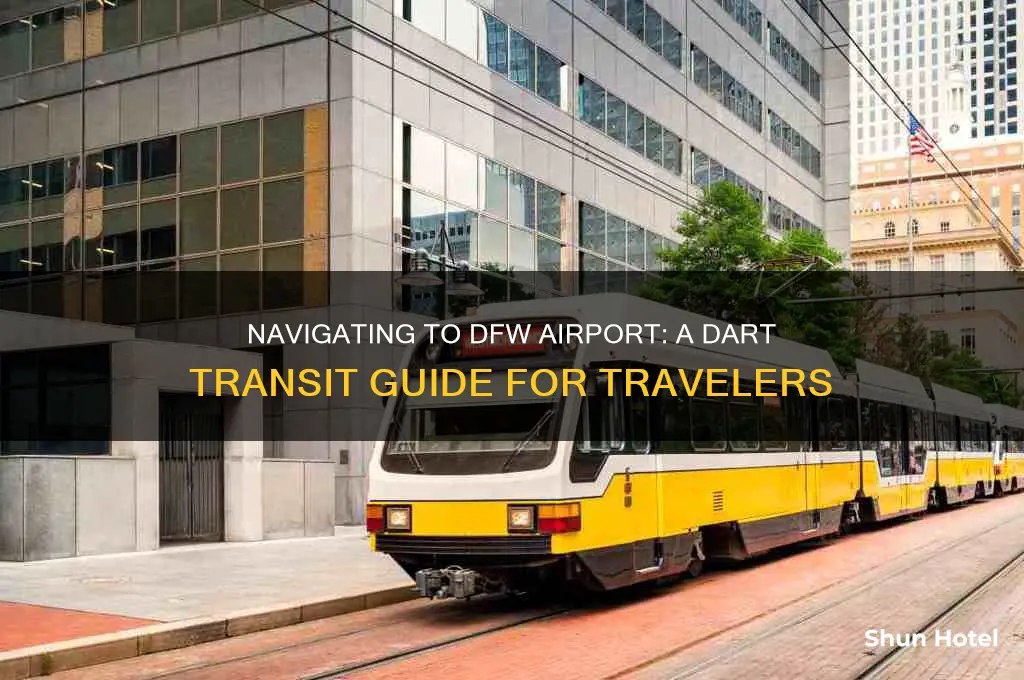 how to get to dfw airport on dart