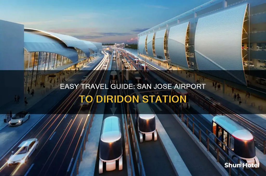 how to get to diridon station from san jose airport
