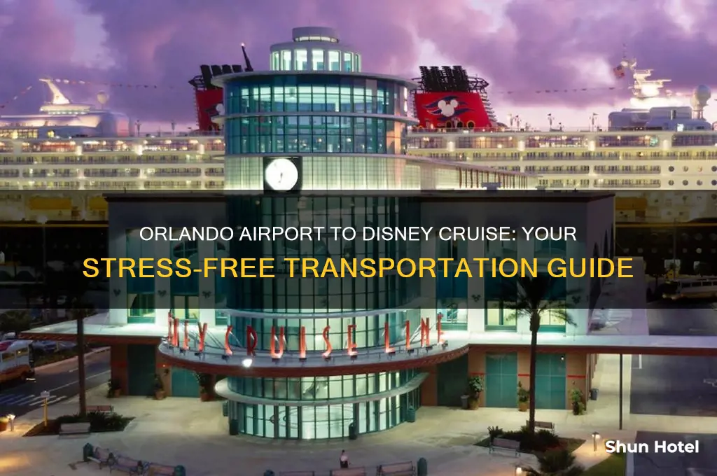 how to get to disney cruise from orlando airport