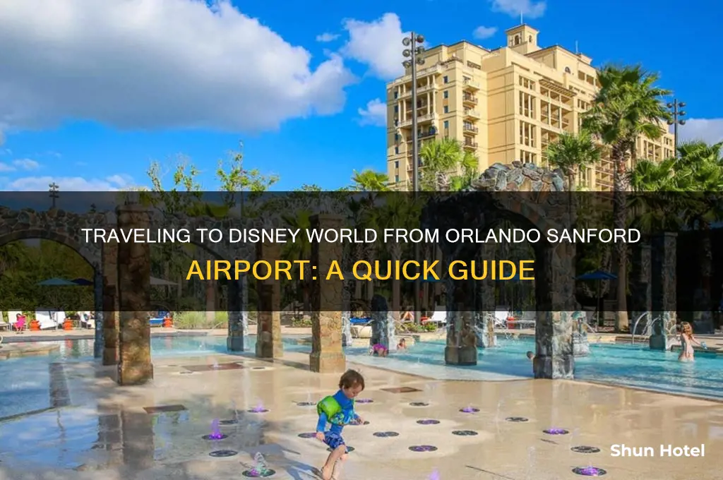 how to get to disney from orlando sanford airport