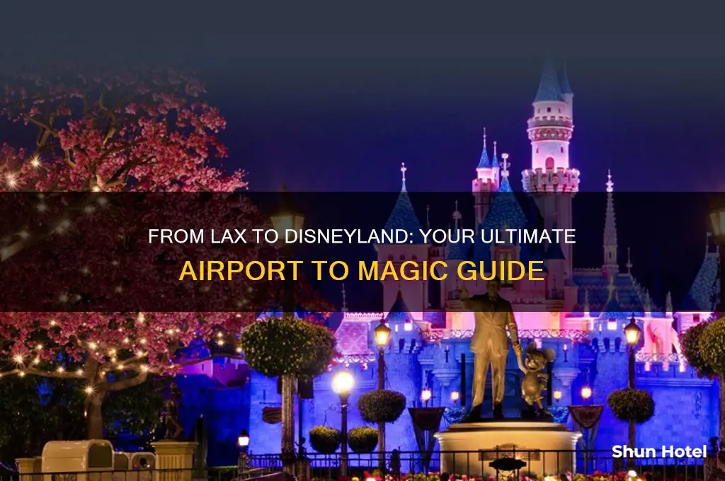 how to get to disneyland ca from the airport