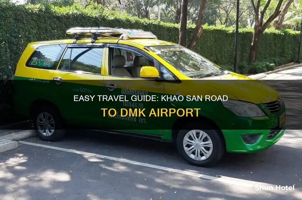 how to get to dmk airport from khao san road