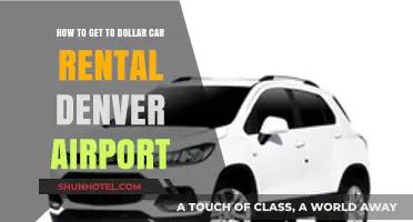 Easy Guide to Reaching Dollar Car Rental at Denver Airport