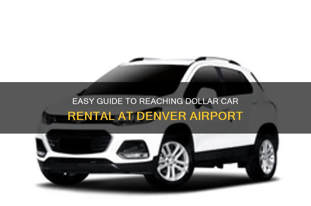 how to get to dollar car rental denver airport