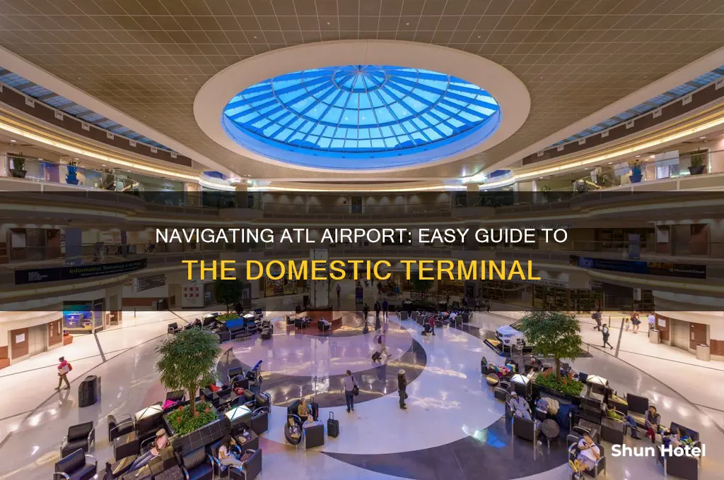 how to get to domestic terminal of atl airport