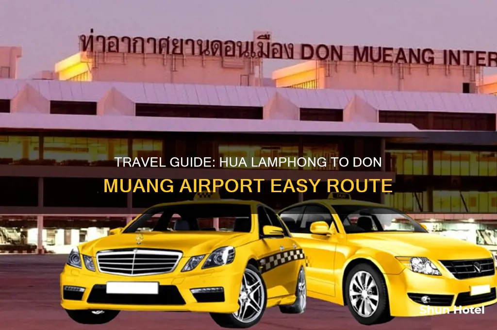 how to get to don muang airport from hua lamphong