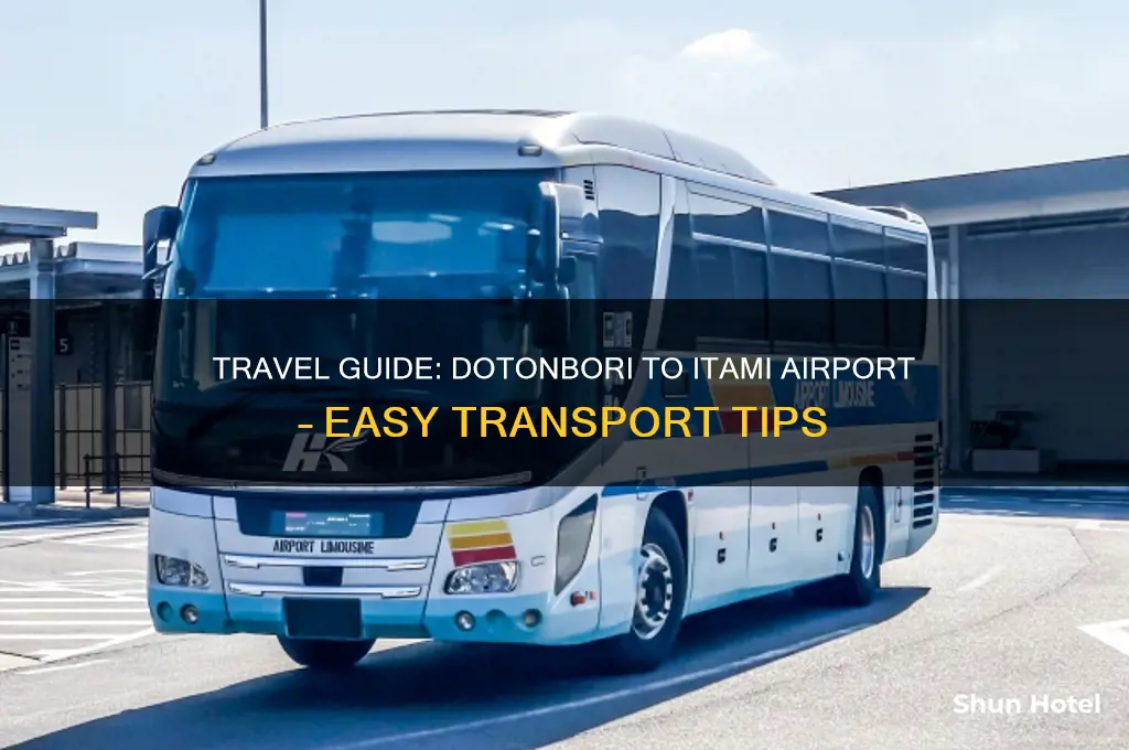 how to get to dotonbori to ikami airport
