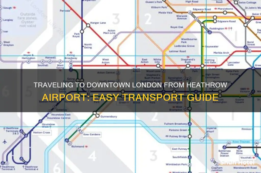 how to get to downton london from heathrow airport