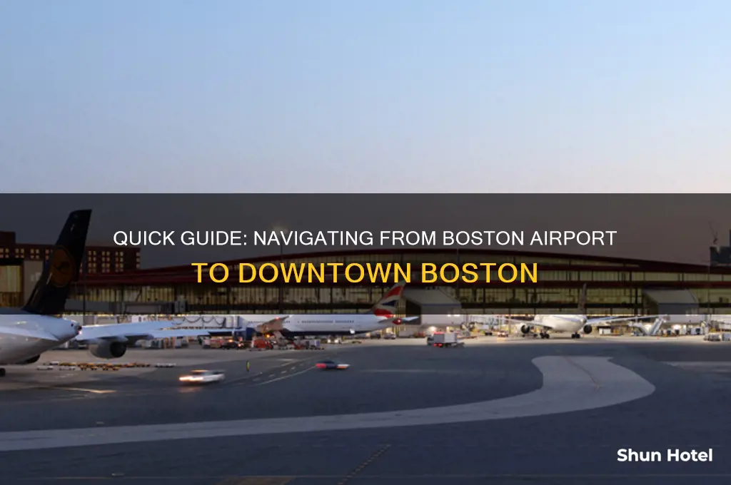 how to get to downtown boston from airport
