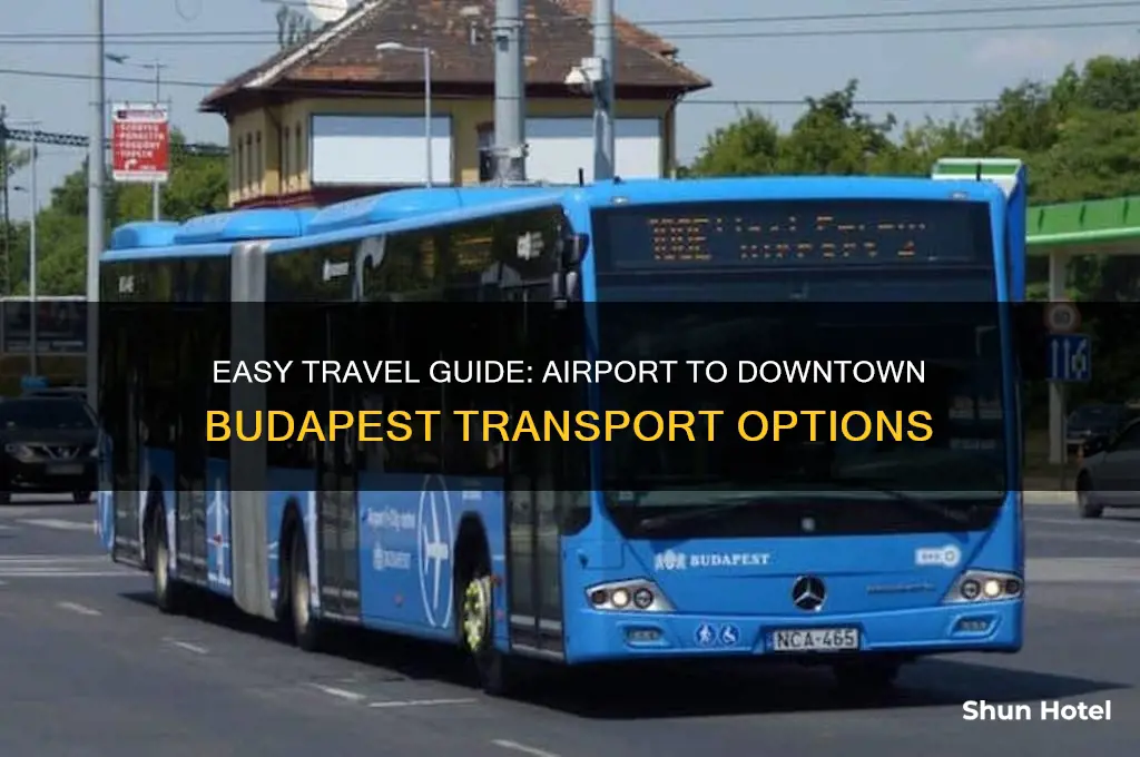 how to get to downtown budapest from airport