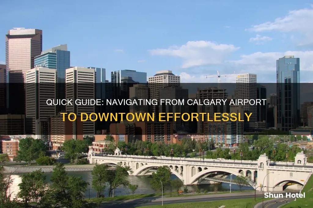how to get to downtown calgary from airport