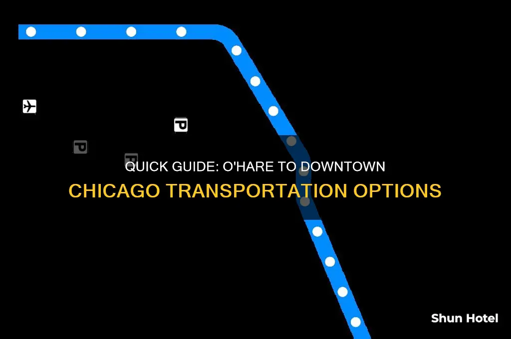 how to get to downtown chicago from o hare airport