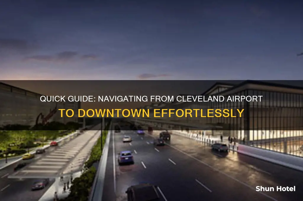 how to get to downtown cleveland from airport