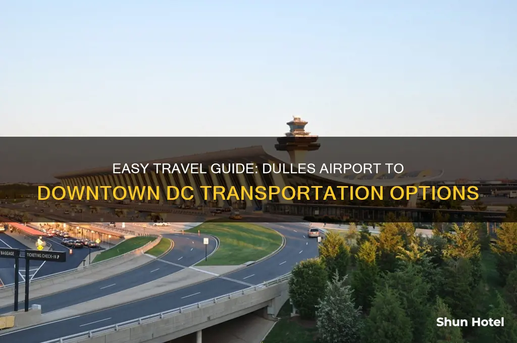 how to get to downtown dc from dulles airport