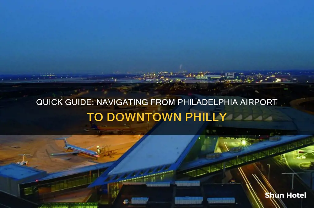 how to get to downtown philadelphia from the airport