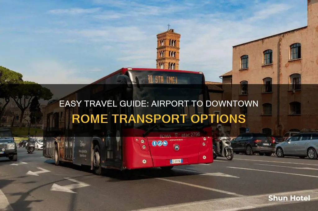 how to get to downtown rome from airport