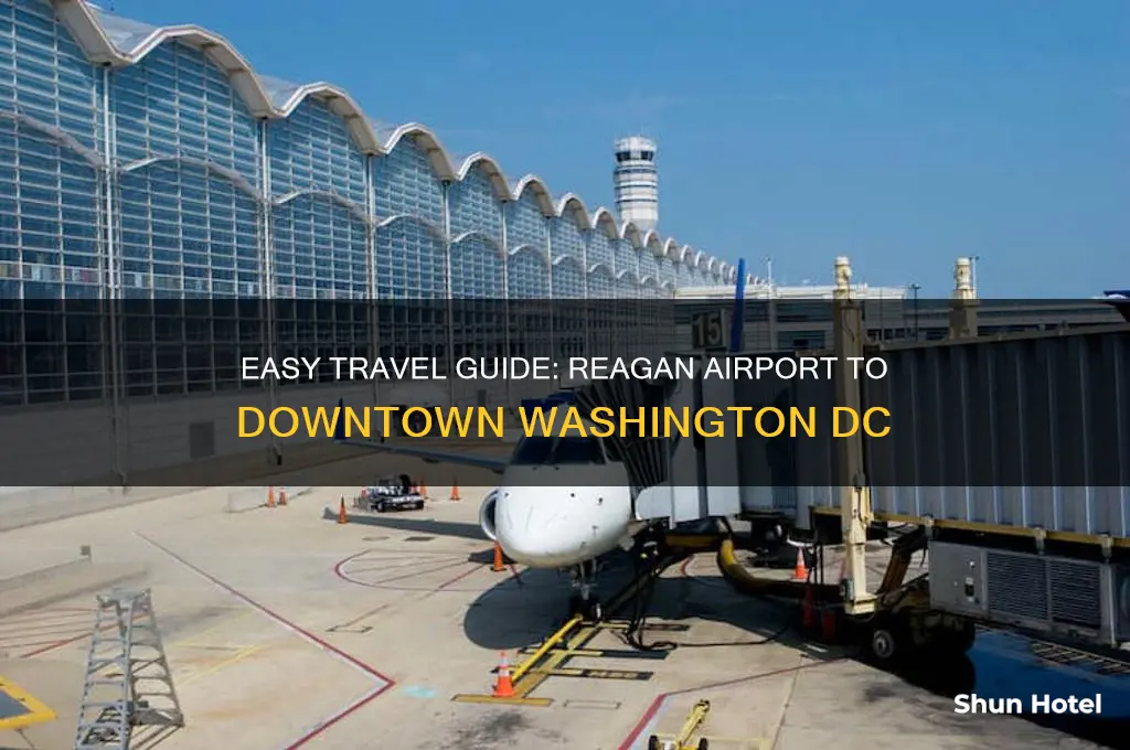 how to get to downtown washington dc from regan airport