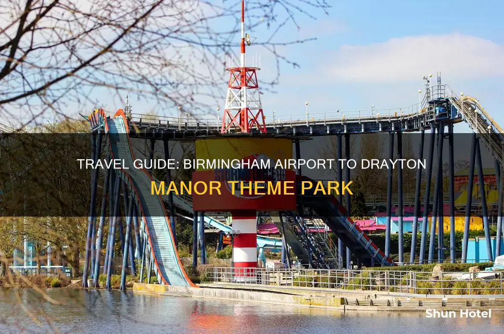 how to get to drayton manor from birmingham airport
