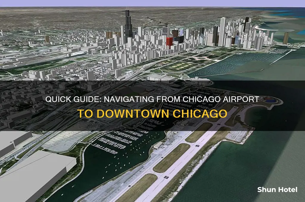 how to get to dt chicago from the airport