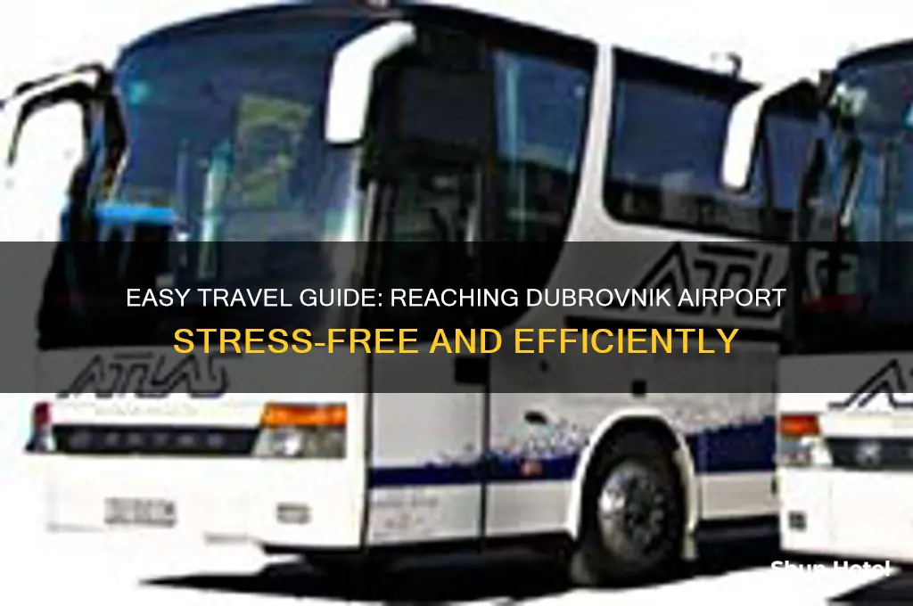 how to get to dubrovnik airport