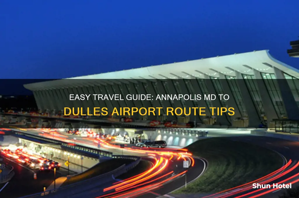 how to get to dulles airport from annapolis md