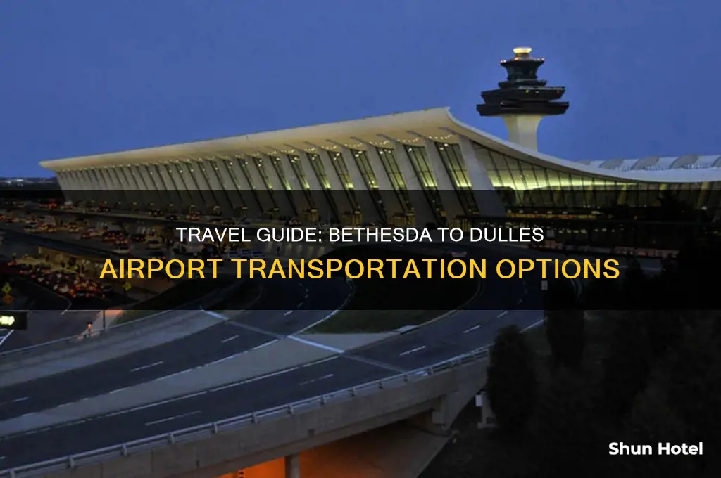 how to get to dulles airport from bethesda