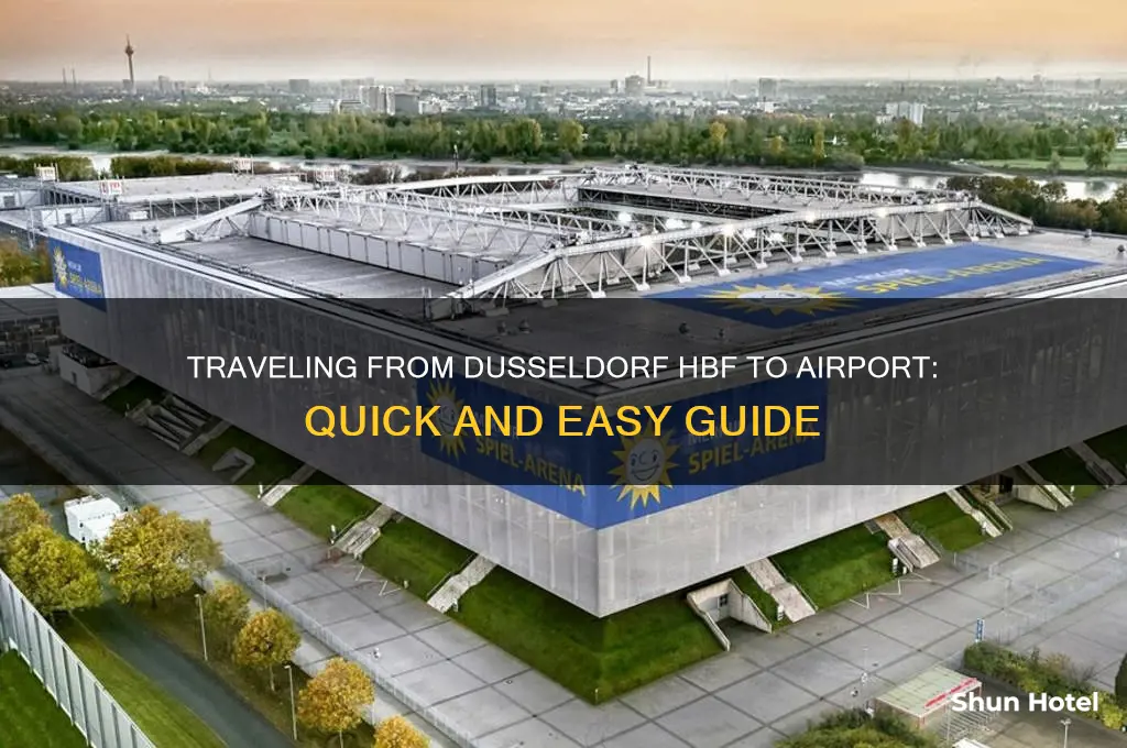 how to get to dusseldorf airport from dusseldorf hbf