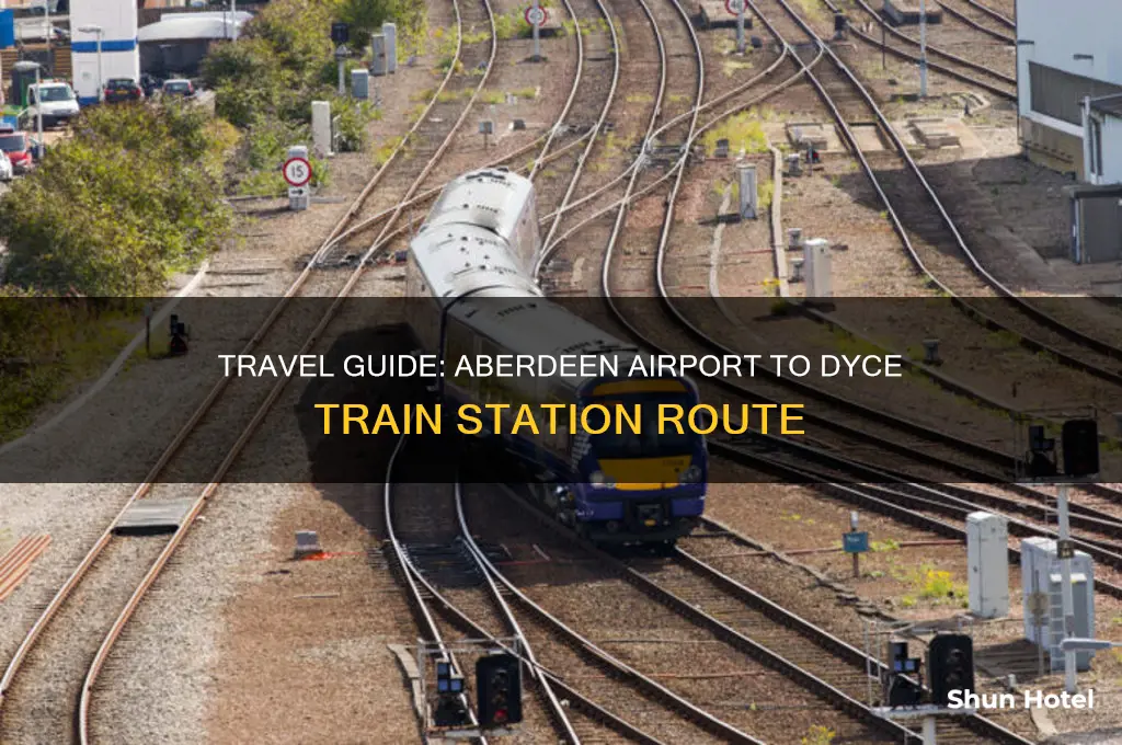 how to get to dyce train station from aberdeen airport