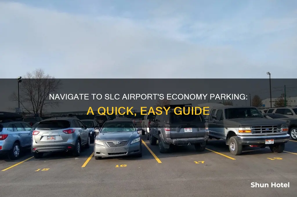 how to get to economy parking at slc airport
