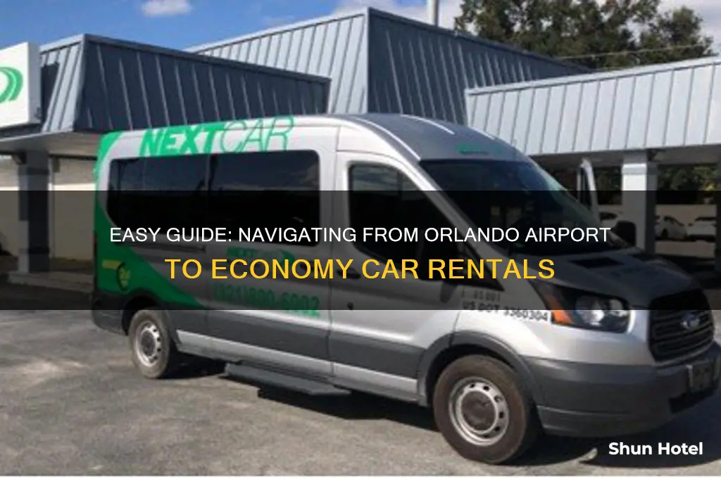 how to get to economy rental from orlando airport