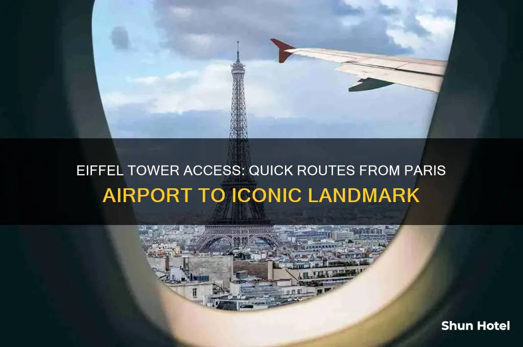 how to get to eiffle tower from paris airport