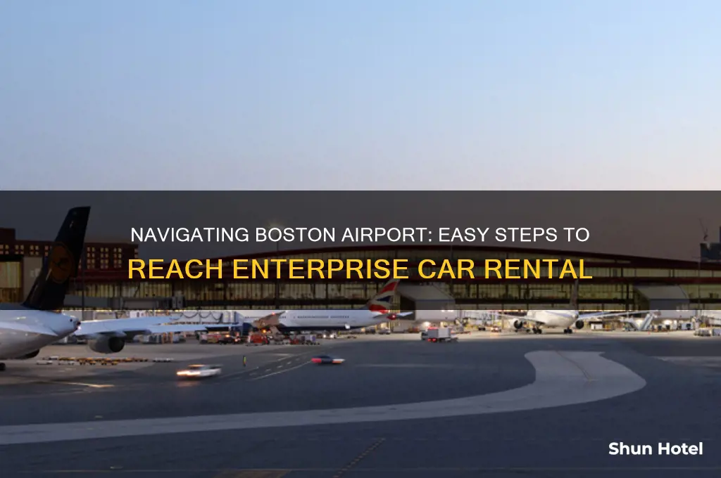 how to get to enterprise at boston airport