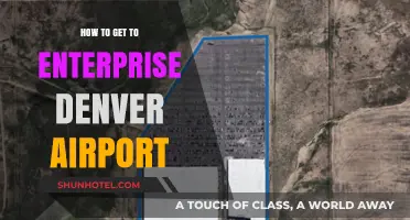 Navigating to Enterprise Car Rental at Denver International Airport